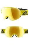 Adidas Originals Progressor C Mirrored Spherical Snowsports Goggles - Shiny Yellow/ Gold