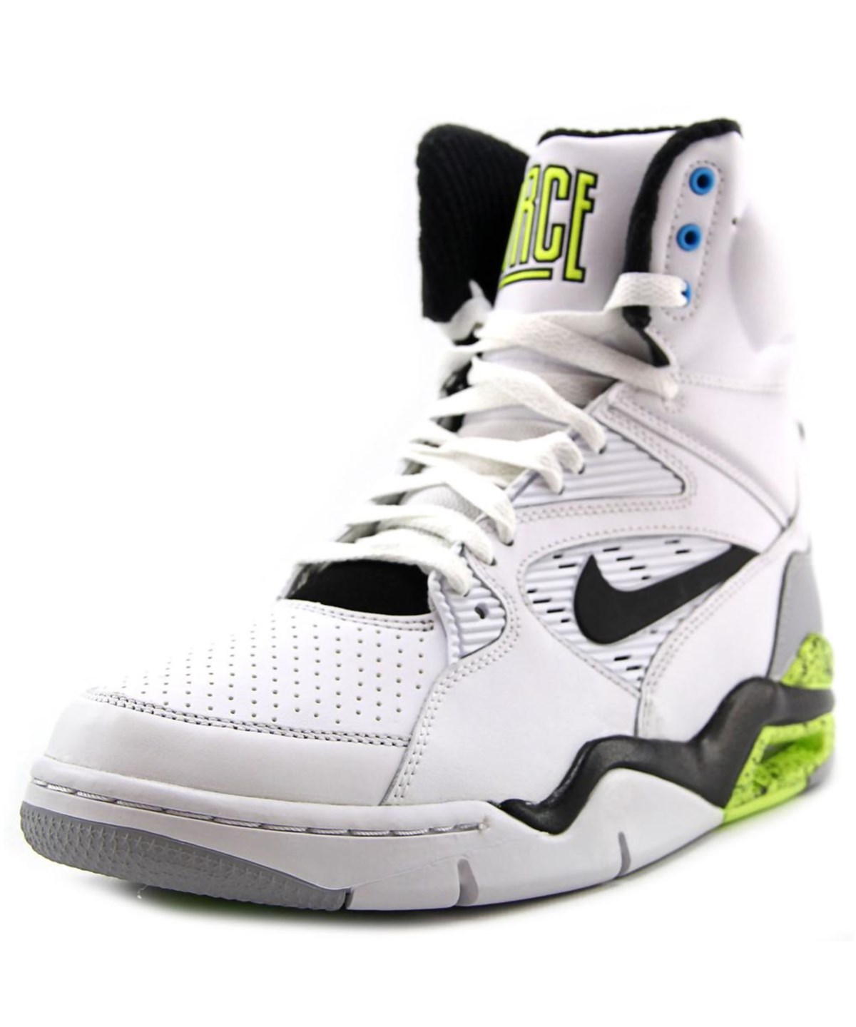 Nike Air Command Force Men Round Toe Leather White Basketball Shoe' | ModeSens