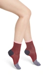 Hysteria By Happy Socks Jill Ankle Socks In Dark Red