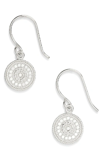 Anna Beck Beaded Circle Drop Earrings (nordstrom Exclusive) In Silver