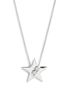 Dana Rebecca Designs Julianne Himiko Diamond Star Pendant Necklace In White Gold/ Dia
