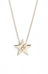 Dana Rebecca Designs Julianne Himiko Diamond Star Pendant Necklace In Yellow Gold/ Dia
