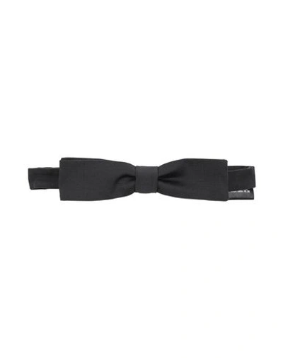 Dsquared2 Man Ties & Bow Ties Black Size - Silk, Cotton