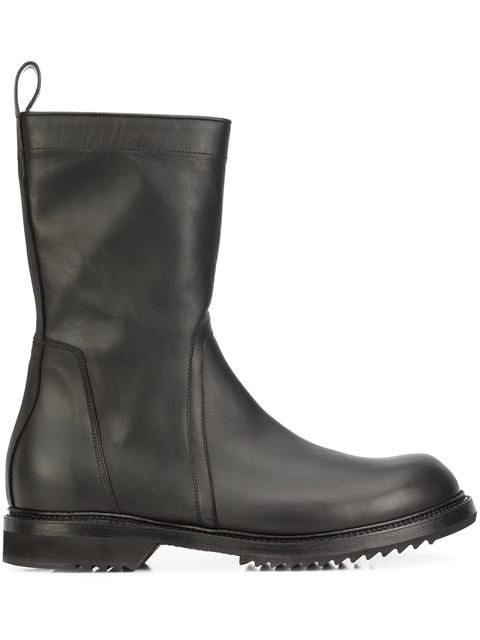 rick owens black creeper stocking boots