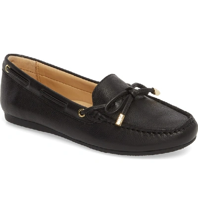 Michael Michael Kors Sutton Moccasin In Black Leather