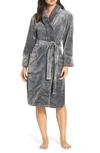 Pj Salvage Luxe Faux Fur Robe In Grey