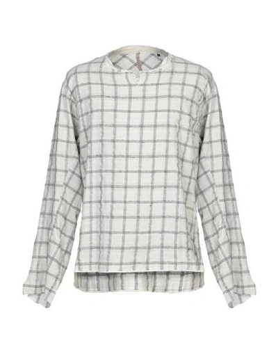 Dnl Checked Shirt In Ivory