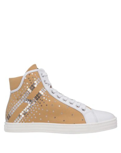 Hogan Rebel Sneakers In Sand