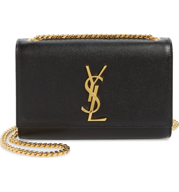 Kate Ysl Monogram Chain Crossbody Bag Pattern Paul Smith