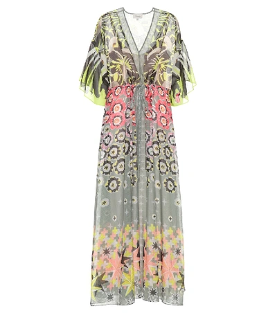 Temperley London Beaumont Claudette Printed Kaftan In Multicoloured