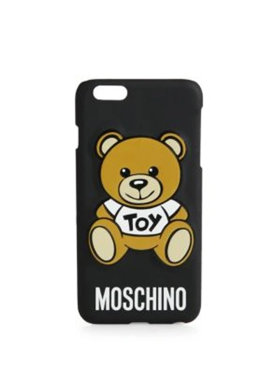 Moschino Toy Bear Iphone 8 Plus Case In Black