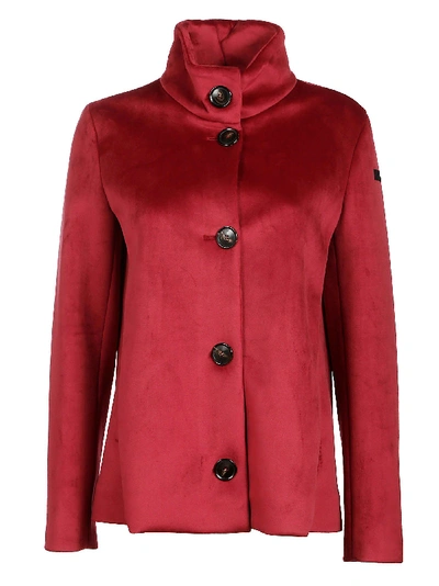 Rrd - Roberto Ricci Design Rrd Single Breasted Coat In Red
