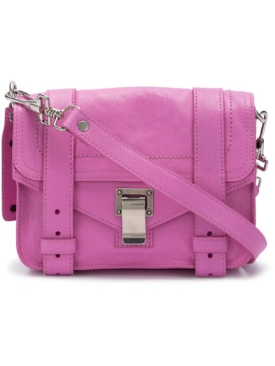 Proenza Schouler 'mini Ps1' Lambskin Leather Crossbody Bag - Pink