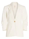 Cinq À Sept Twill Khloe Blazer In Ivory