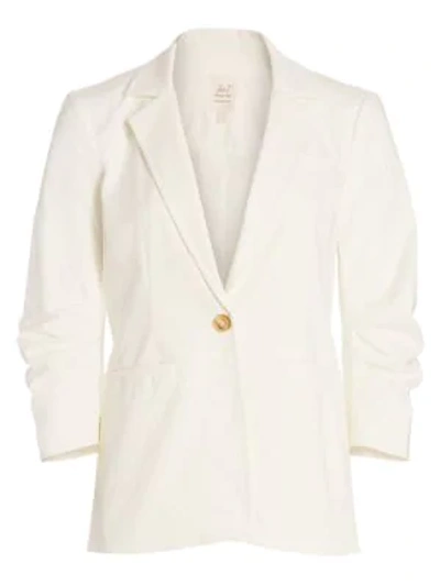 Cinq À Sept Twill Khloe Blazer In Ivory