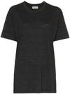 Beau Souci Short Sleeve Cotton T-shirt In Charcoal