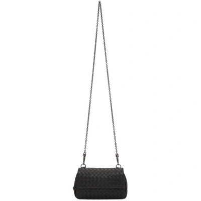 Bottega Veneta Olimpia Baby Intrecciato Leather Shoulder Bag In Black ModeSens