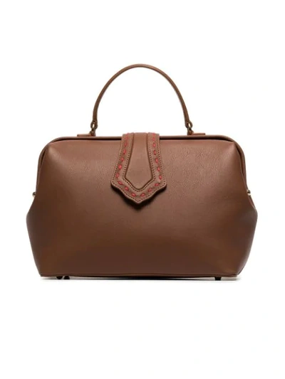 Mehry Mu Brown Jung Leather Tote Bag
