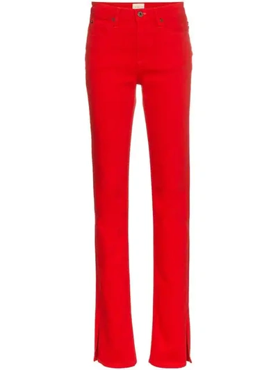 Simon Miller Long Slim-fit Jeans - Red