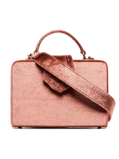 Mehry Mu Pink Fey Velvet Box Bag