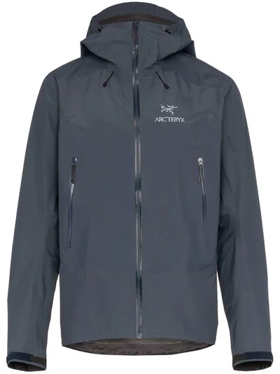 Arc'teryx Grey Beta Sl Hybrid Jacket In Blue