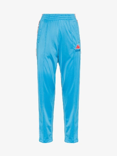 Charm's X Kappa Logo Tracksuit Bottoms In Blue