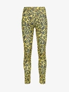 Charm's Leopard Print Skinny Leggings In Yellow/orange