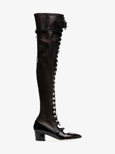 Liudmila Leather Mille Hortense 50 Boots In Black