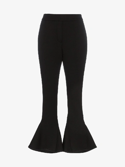 Beaufille Kick Flare Trousers In Black