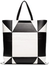 Calvin Klein 205w39nyc Geometric-pattern Tote Bag In Black