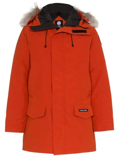 Canada Goose Langford Hooded Parka In Red
