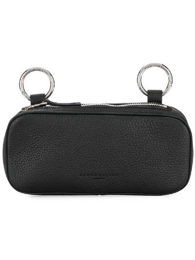 Simon Miller Pop Pouch Pebbled-leather Belt Bag In Black