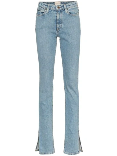 Simon Miller Arizpe High-rise Slim Jeans In Blue