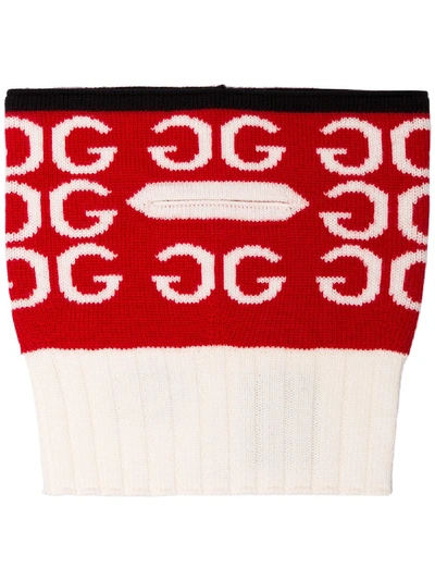 Gucci Gg Wool Balaclava In Red | ModeSens
