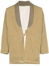 Visvim Dotera Military Jacket In Green