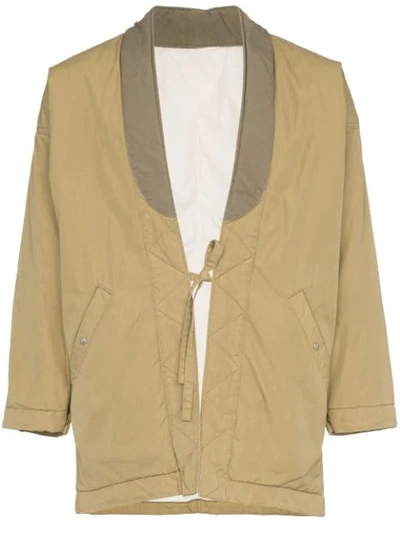 Visvim Dotera Military Jacket In Green