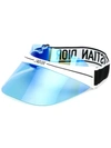 Dior Club1 Reflective Tinted Visor In White