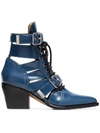 Chloé Rylee Boot In Blue