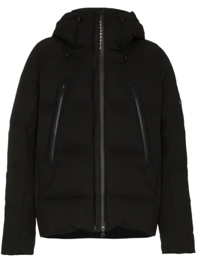 Descente Mountaineer Padded Feather Down Jacket In Black