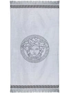 Versace Medusa Logo Beach Towel In White