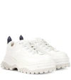 Eytys Angel Glossed-leather Platform Sneakers In White