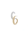 Charlotte Chesnais Metallic Gold And Silver Curl 18k Vermeil Single Earring