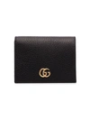 Gucci Black Gg Marmont Leather Wallet