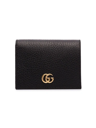 Gucci Black Gg Marmont Leather Wallet