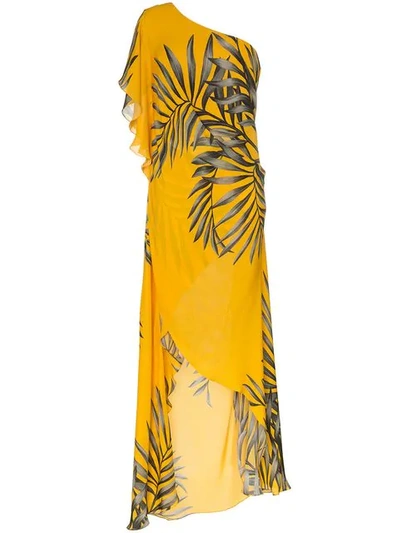 Johanna Ortiz Etimologia Tropical Dress In Yellow