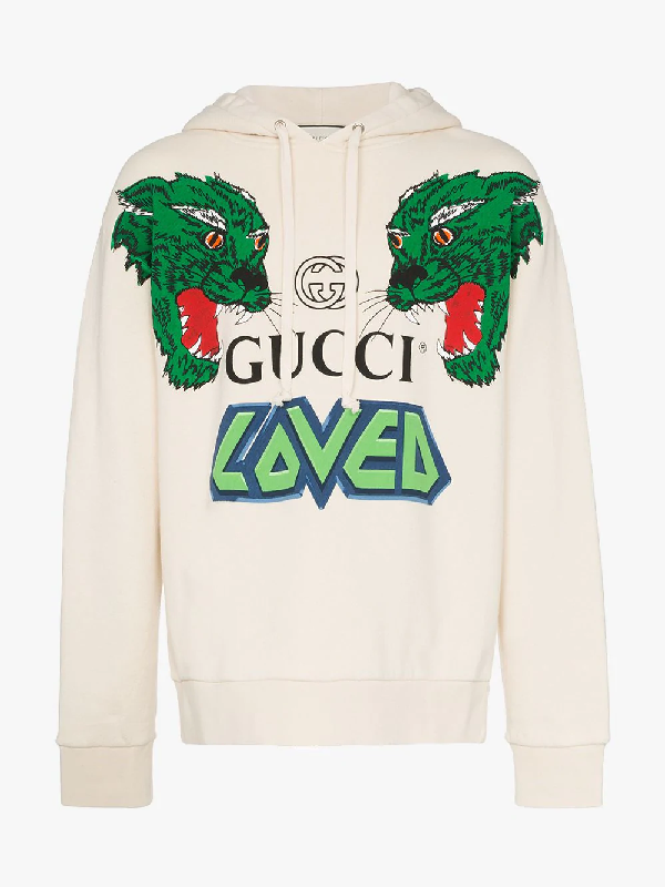 gucci green tiger hoodie