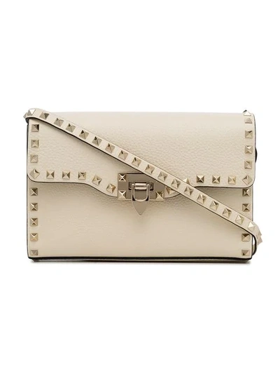 Valentino Garavani Valentino  Rockstud Cross-body Bag In White