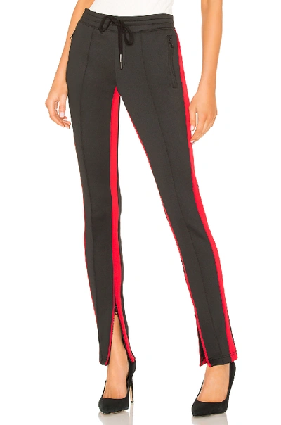 Pam & Gela R19 Track Pant With Rainbow Stripes In Black