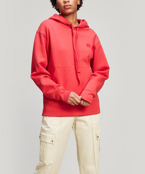 acne studios face patch hoodie