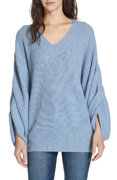 Brochu Walker Levar Wool & Cashmere Sweater In Skylar Melange
